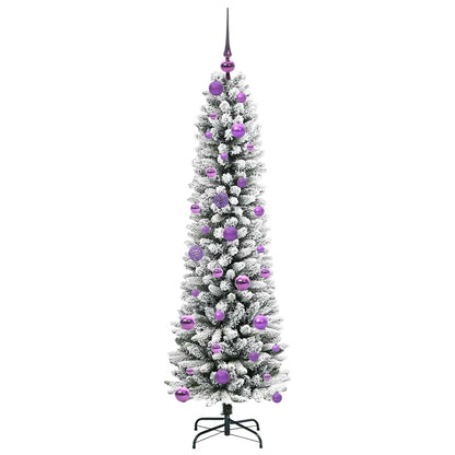 vidaXL Artificial Christmas Tree White 150 cm 4