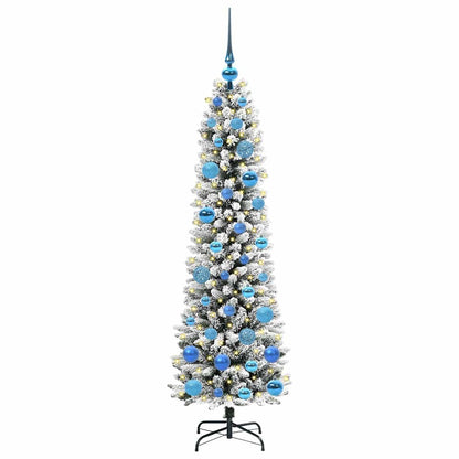 vidaXL Artificial Christmas Tree White 150 cm 3