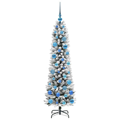 vidaXL Artificial Christmas Tree White 150 cm 4
