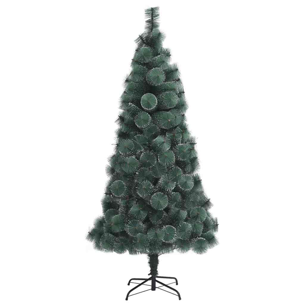 vidaXL Artificial Pre-lit Christmas Tree with Ball Set Green 150 cm 4