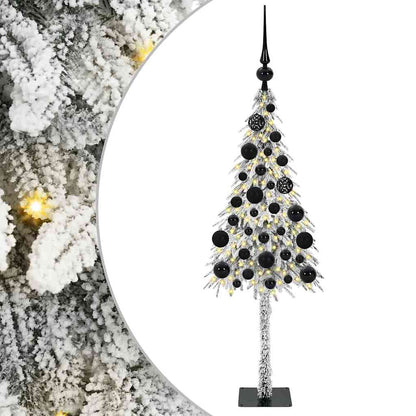 vidaXL Christmas Tree White 120 cm PE and Steel 2