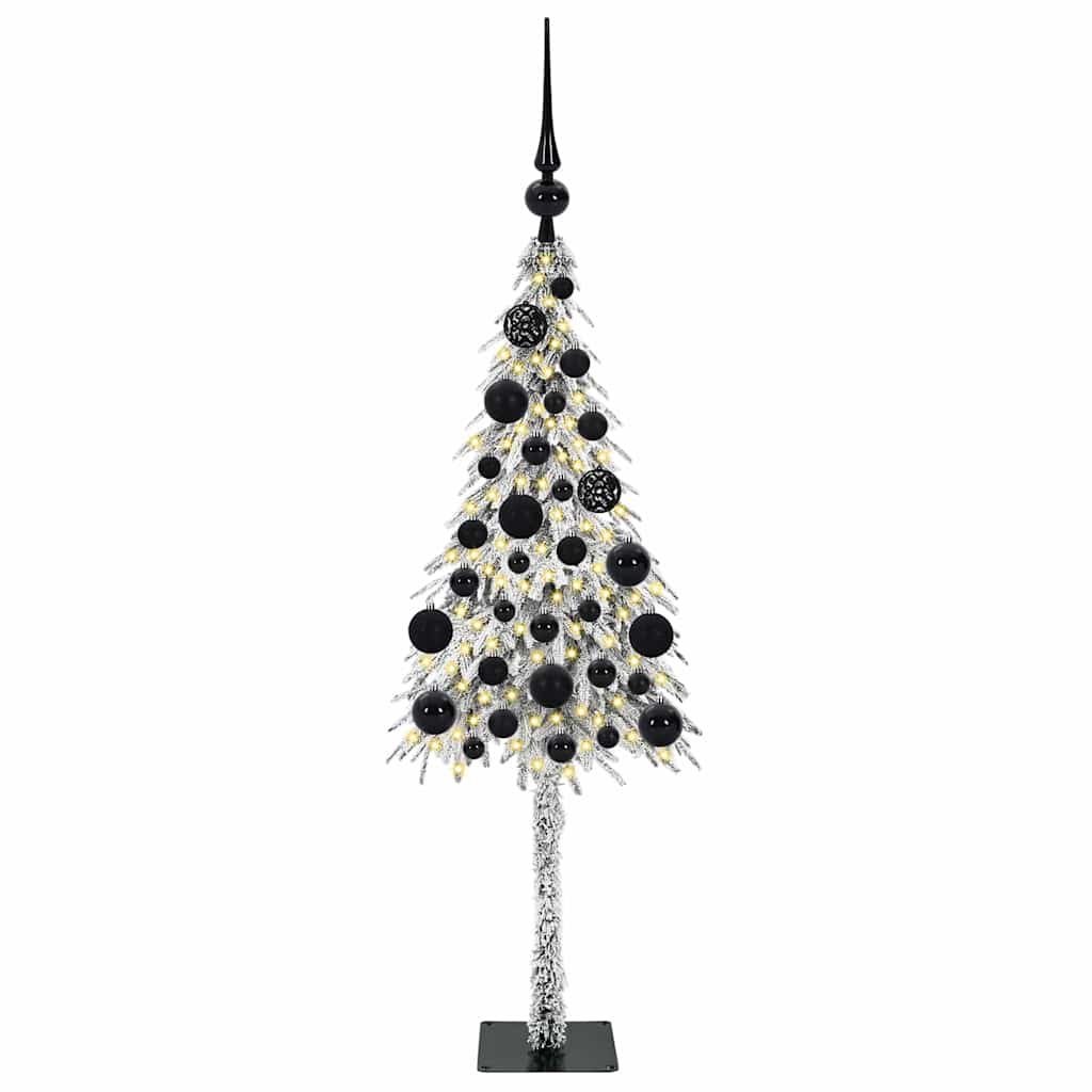 vidaXL Christmas Tree White 120 cm PE and Steel 3