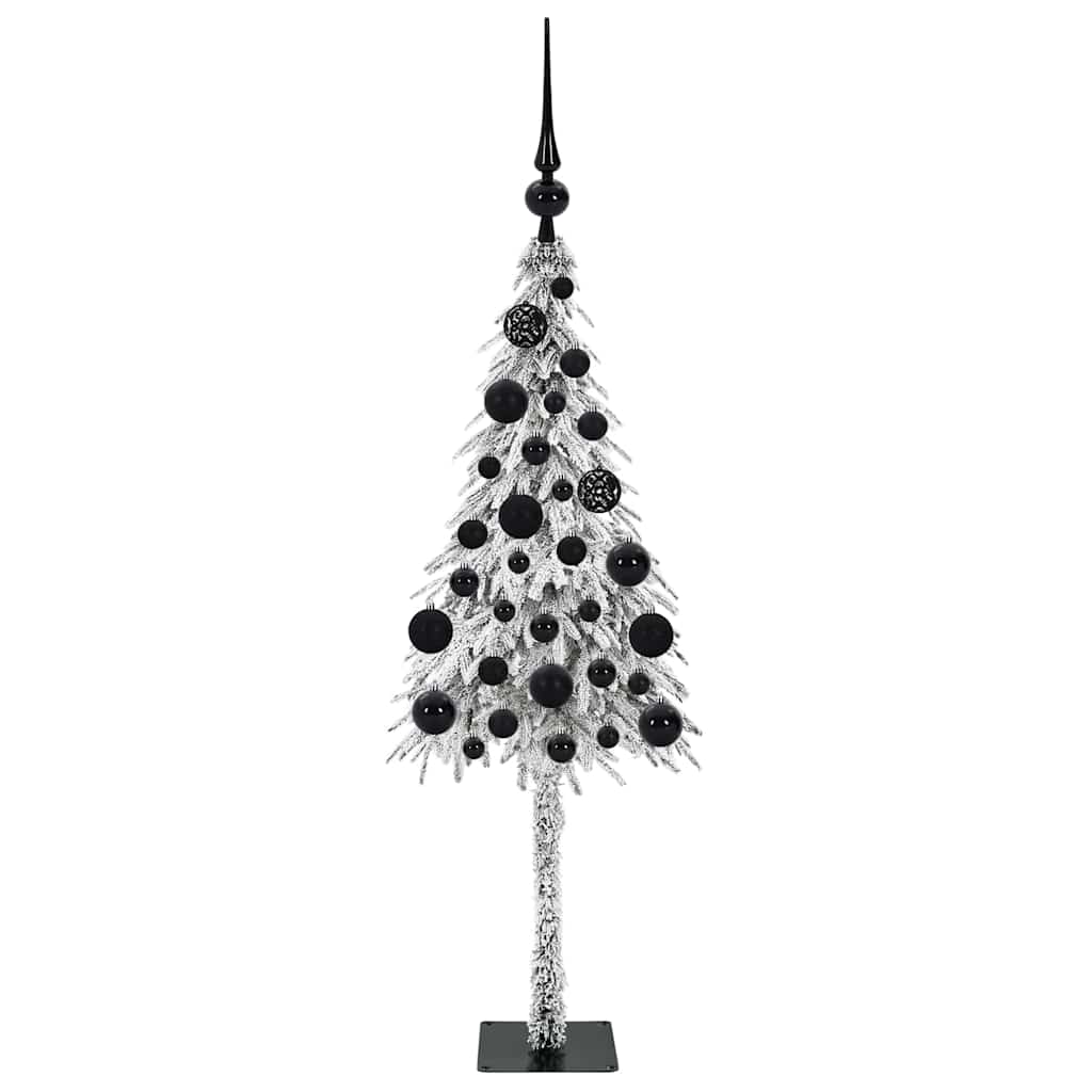 vidaXL Christmas Tree White 120 cm PE and Steel 4