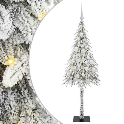 vidaXL Christmas Tree White 120 cm PE and Steel 2