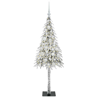 vidaXL Christmas Tree White 120 cm PE and Steel 3