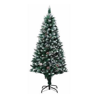 Artificial Christmas Tree Green 150 cm with 61 black balls