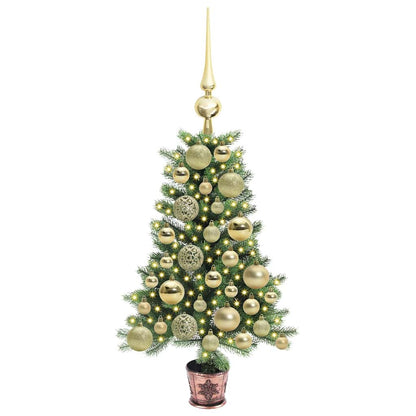 vidaXL Christmas Tree with 150 LEDs with Stand Green 65 cm PE 3
