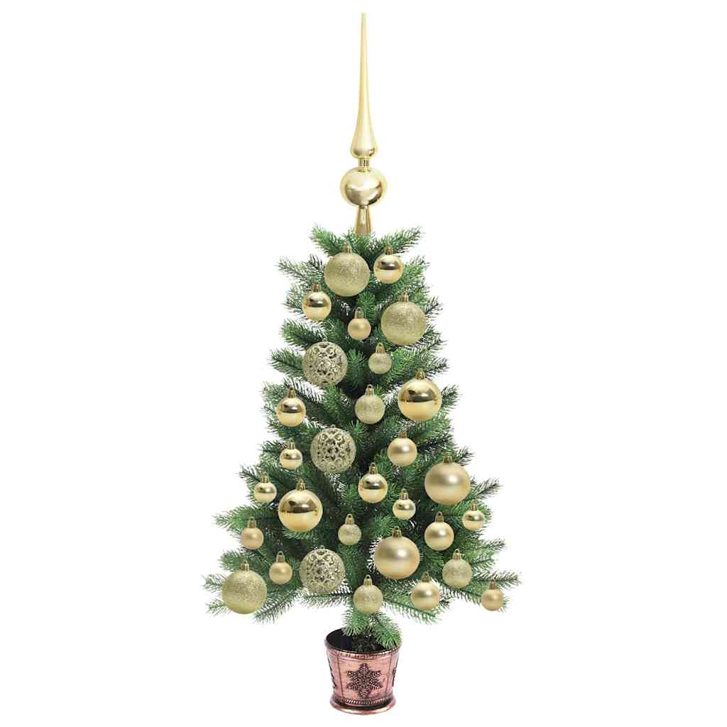 vidaXL Christmas Tree with 150 LEDs with Stand Green 65 cm PE 4