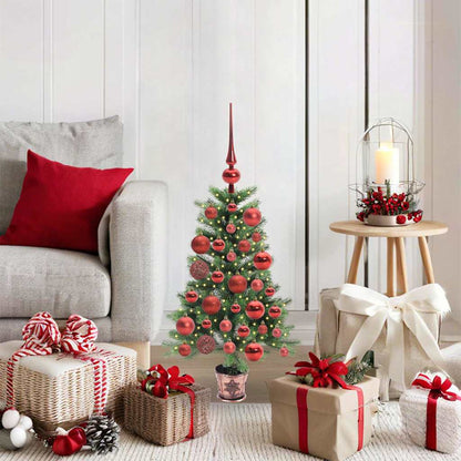vidaXL Christmas Tree with 150 LEDs with Stand Green 90 cm PE 1