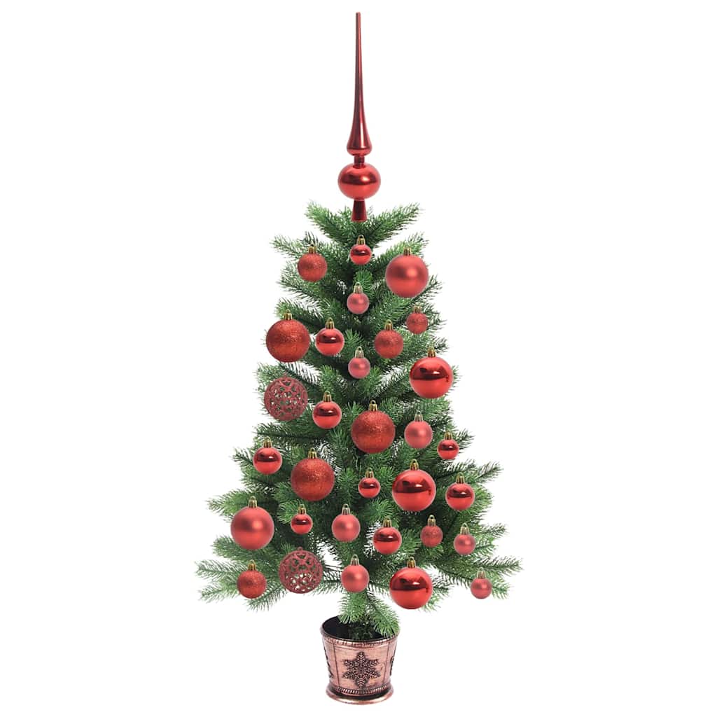 vidaXL Christmas Tree with 150 LEDs with Stand Green 90 cm PE 4