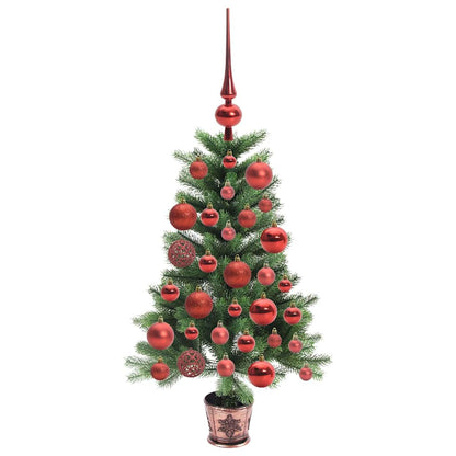 vidaXL Christmas Tree with 150 LEDs with Stand Green 90 cm PE 4