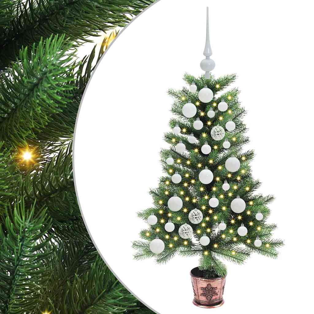 vidaXL Christmas Tree with 150 LEDs with Stand Green 90 cm PE 2