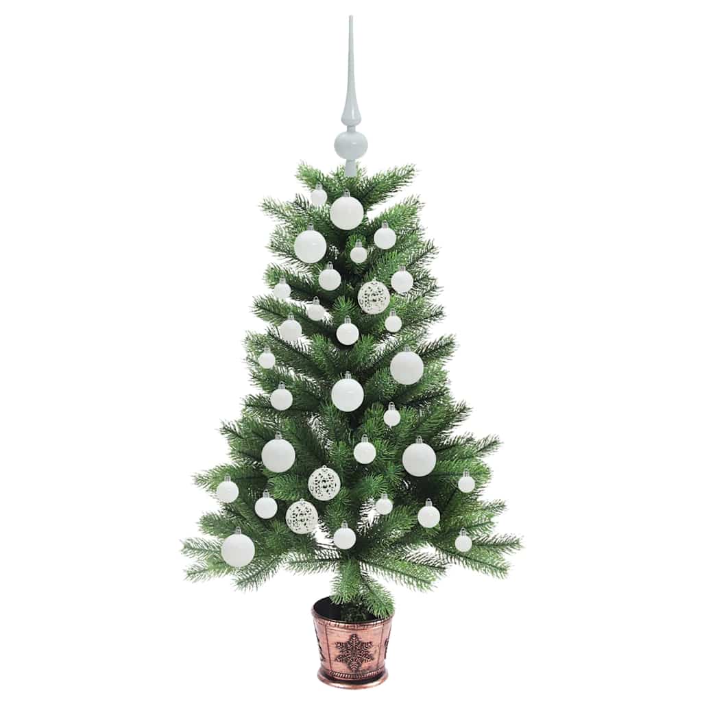 vidaXL Christmas Tree with 150 LEDs with Stand Green 90 cm PE 4