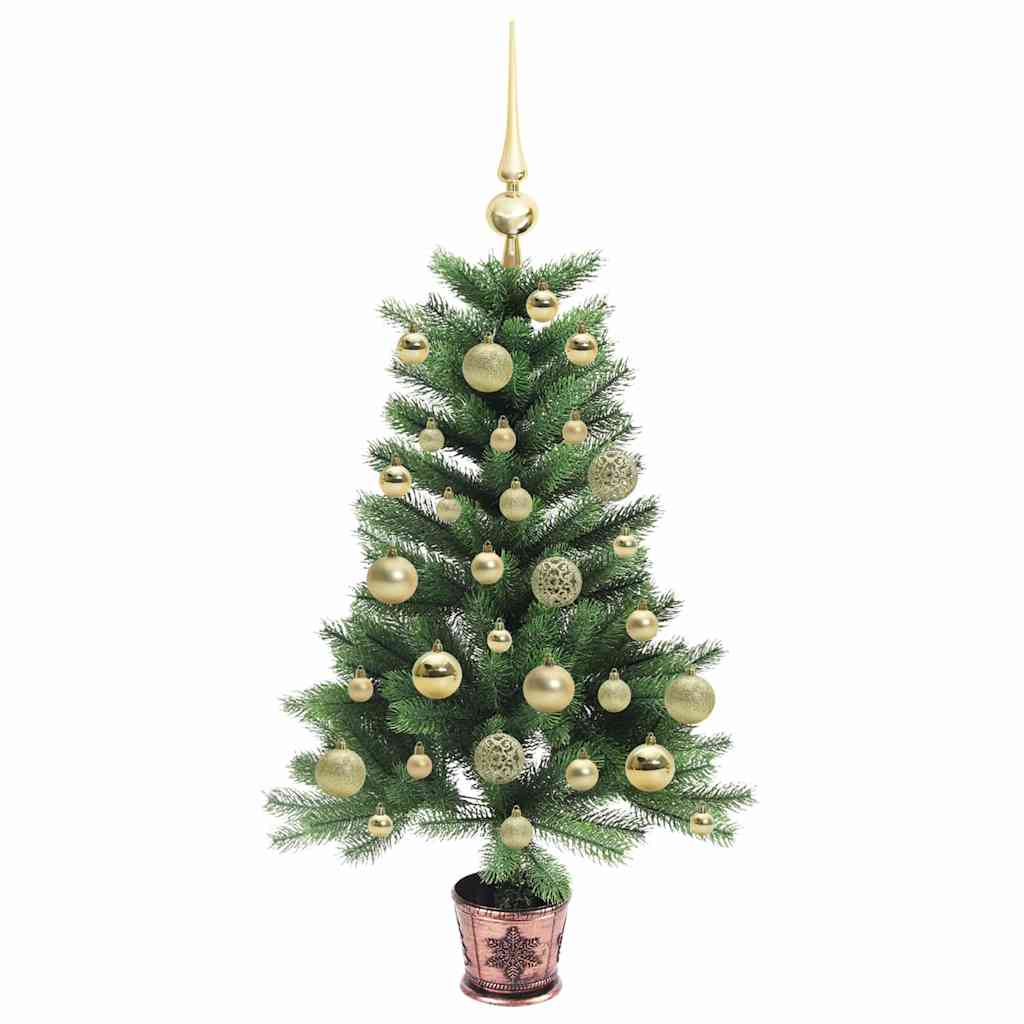 vidaXL Christmas Tree with 150 LEDs with Stand Green 90 cm PE 4