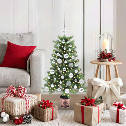 vidaXL Christmas Tree with 150 LEDs with Stand Green 90 cm PE 1