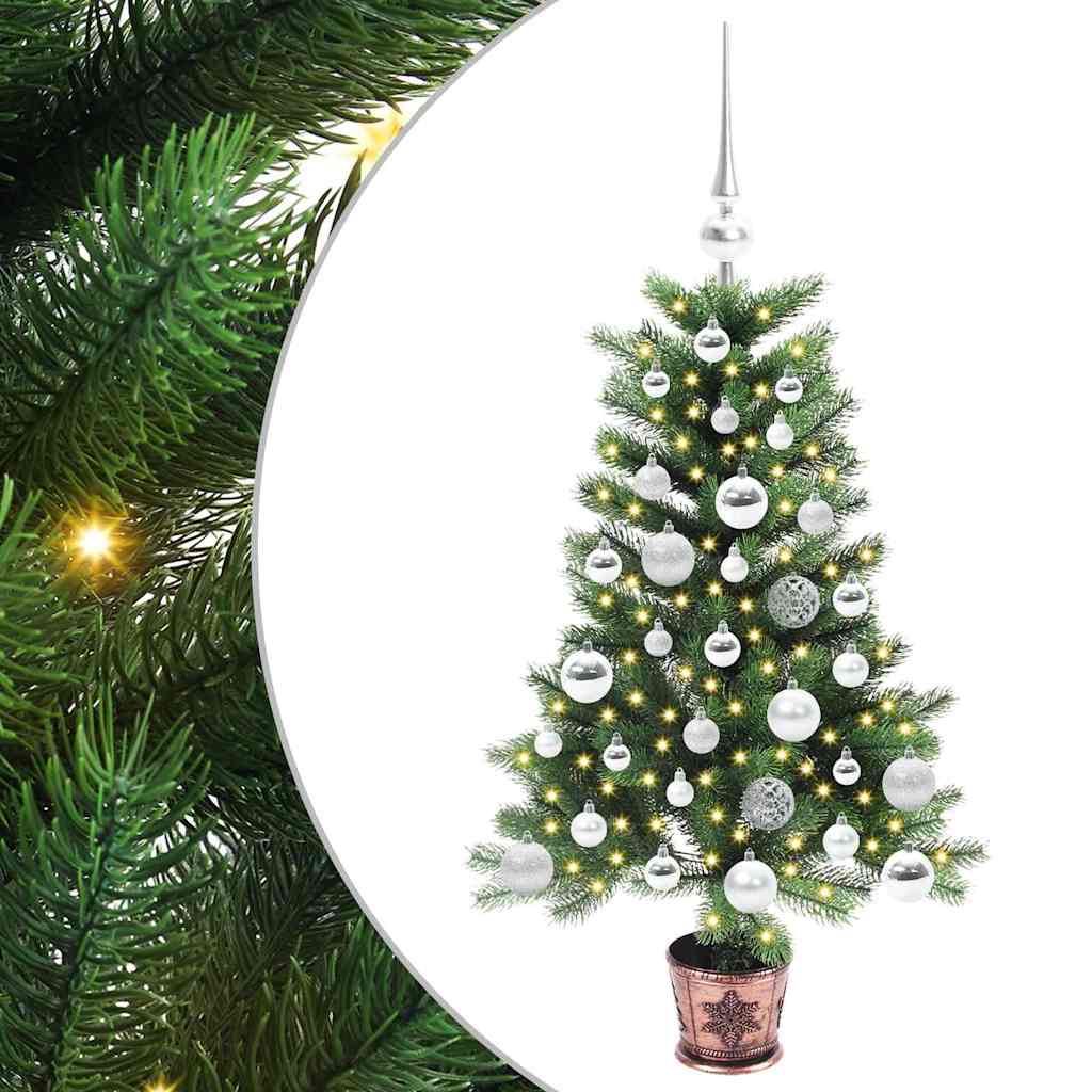 vidaXL Christmas Tree with 150 LEDs with Stand Green 90 cm PE 2