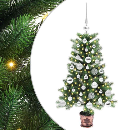 vidaXL Christmas Tree with 150 LEDs with Stand Green 90 cm PE 2