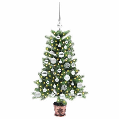 vidaXL Christmas Tree with 150 LEDs with Stand Green 90 cm PE 3