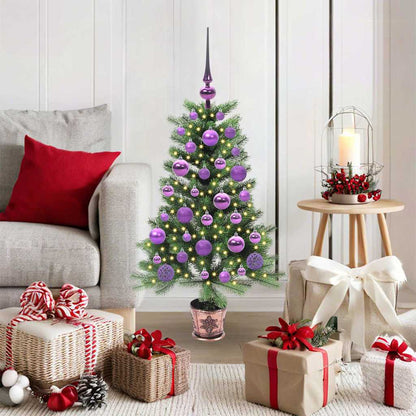 vidaXL Christmas Tree with 150 LEDs with Stand Green 90 cm PE 1