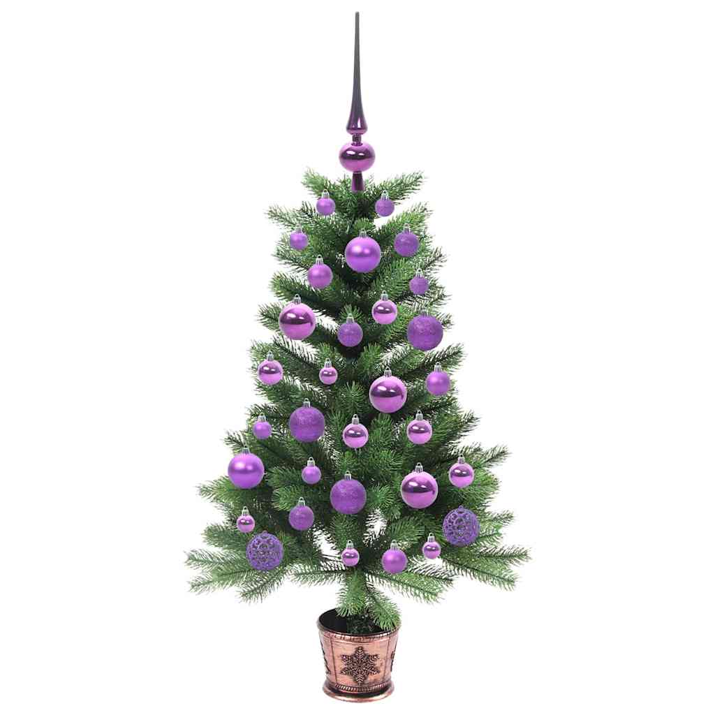 vidaXL Christmas Tree with 150 LEDs with Stand Green 90 cm PE 4