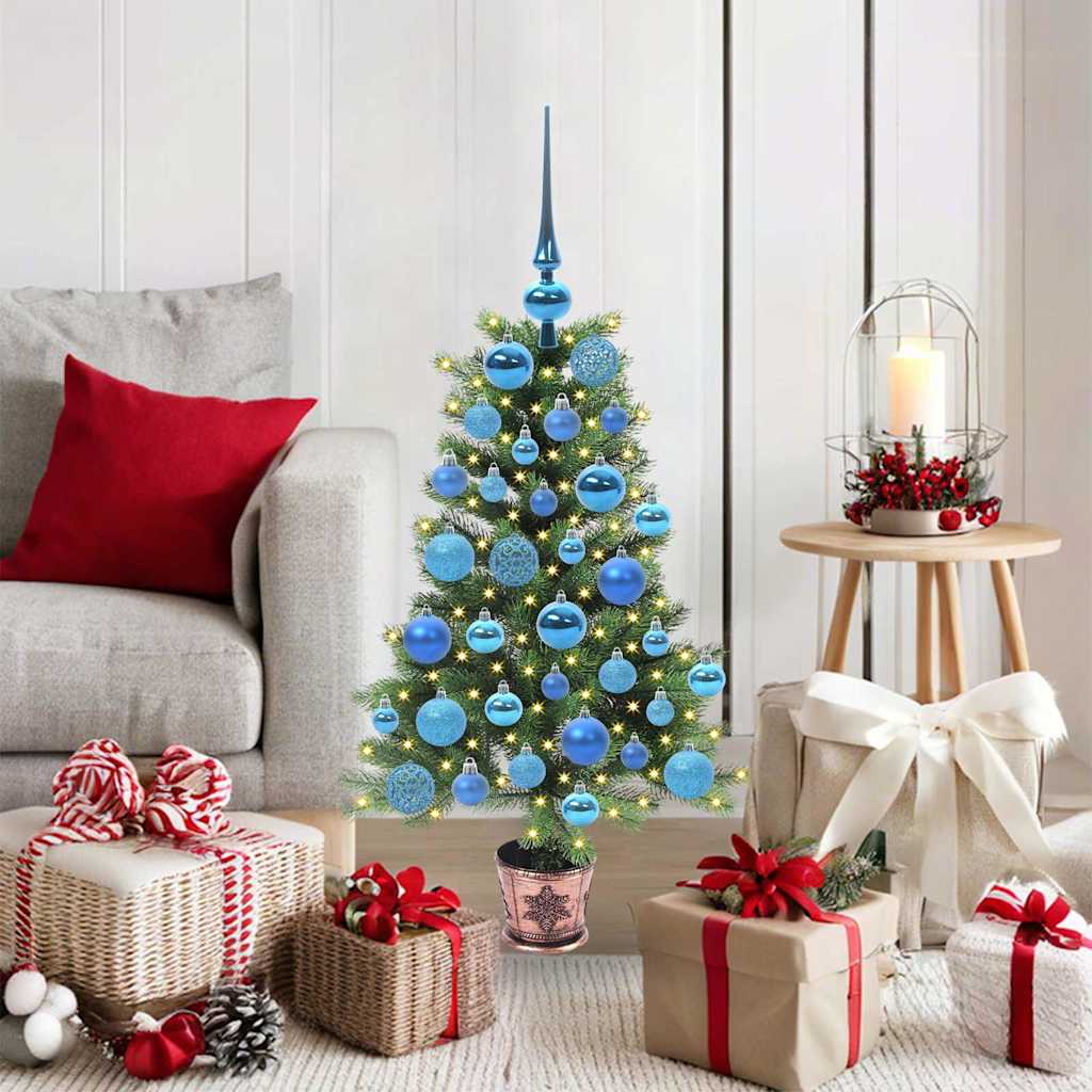 vidaXL Christmas Tree with 150 LEDs with Stand Green 90 cm PE 1
