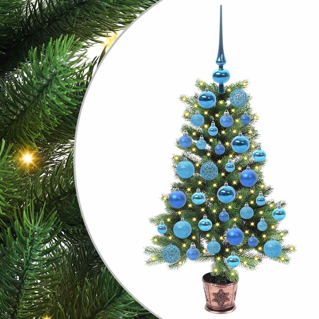 vidaXL Christmas Tree with 150 LEDs with Stand Green 90 cm PE 2