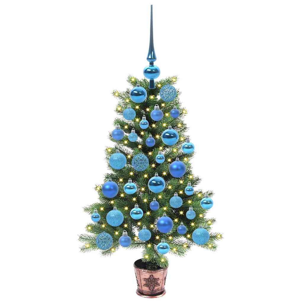 vidaXL Christmas Tree with 150 LEDs with Stand Green 90 cm PE 3