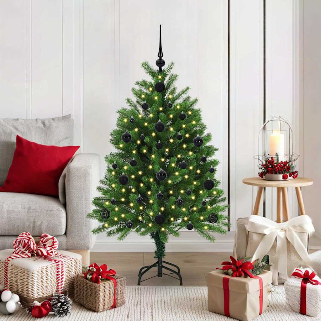vidaXL Christmas Tree with 150 LEDs with Stand Green 120 cm PE 1