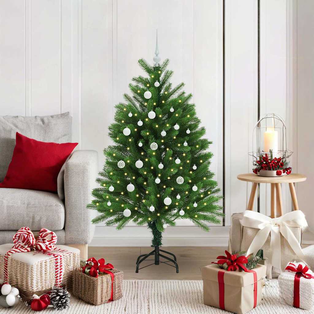 vidaXL Christmas Tree with 150 LEDs with Stand Green 120 cm PE 1