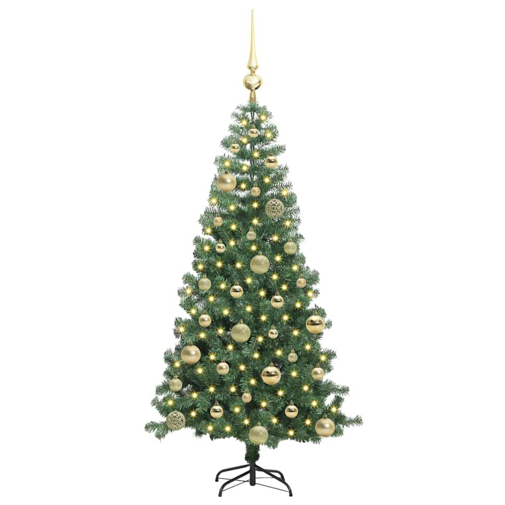 vidaXL Christmas Tree Green 120 cm PVC 3