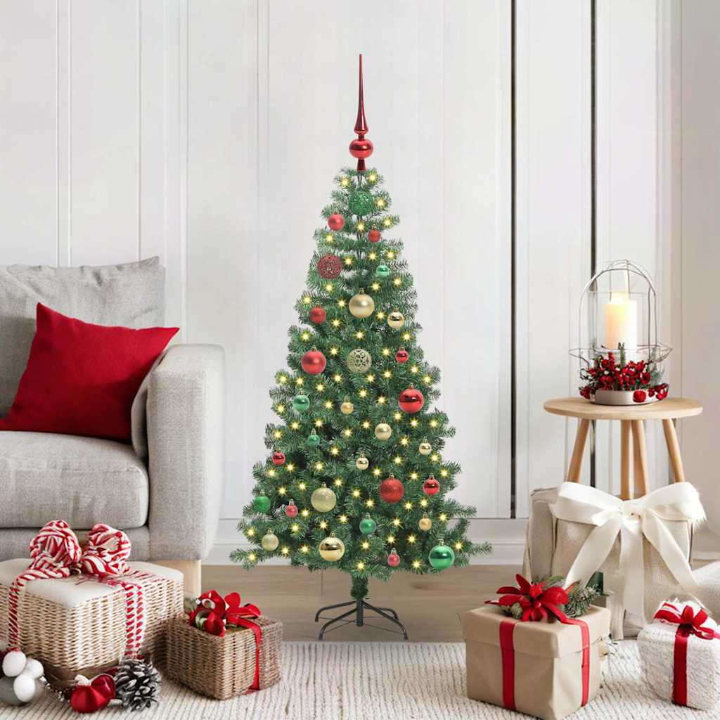 vidaXL Christmas Tree Green 120 cm PVC 1