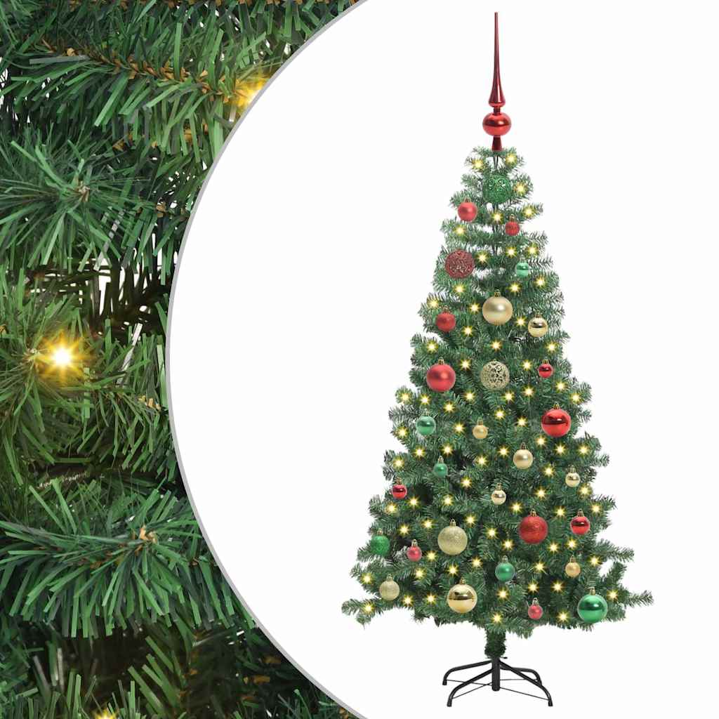 vidaXL Christmas Tree Green 120 cm PVC 2