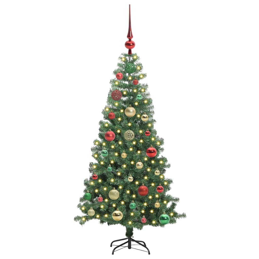 vidaXL Christmas Tree Green 120 cm PVC 3