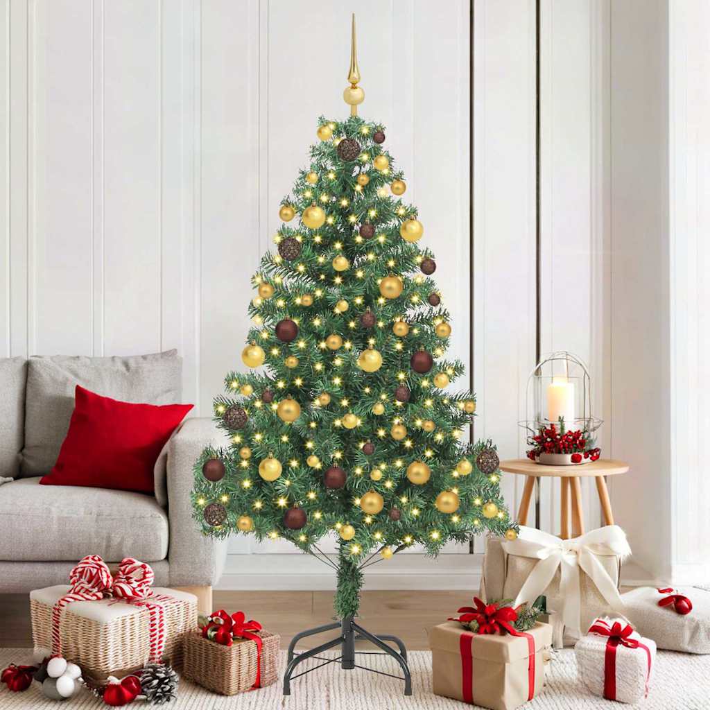 vidaXL Christmas Tree Green 180 cm PVC 1