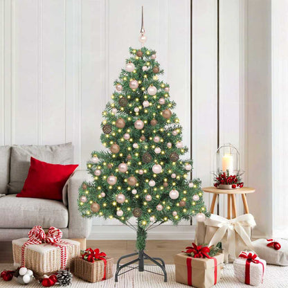 vidaXL Christmas Tree Green 180 cm PVC 1