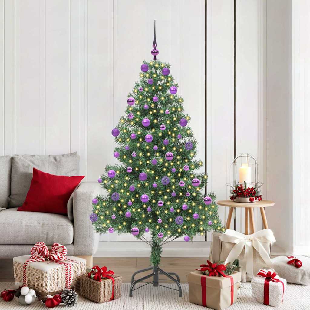 vidaXL Christmas Tree Green 180 cm PVC 1