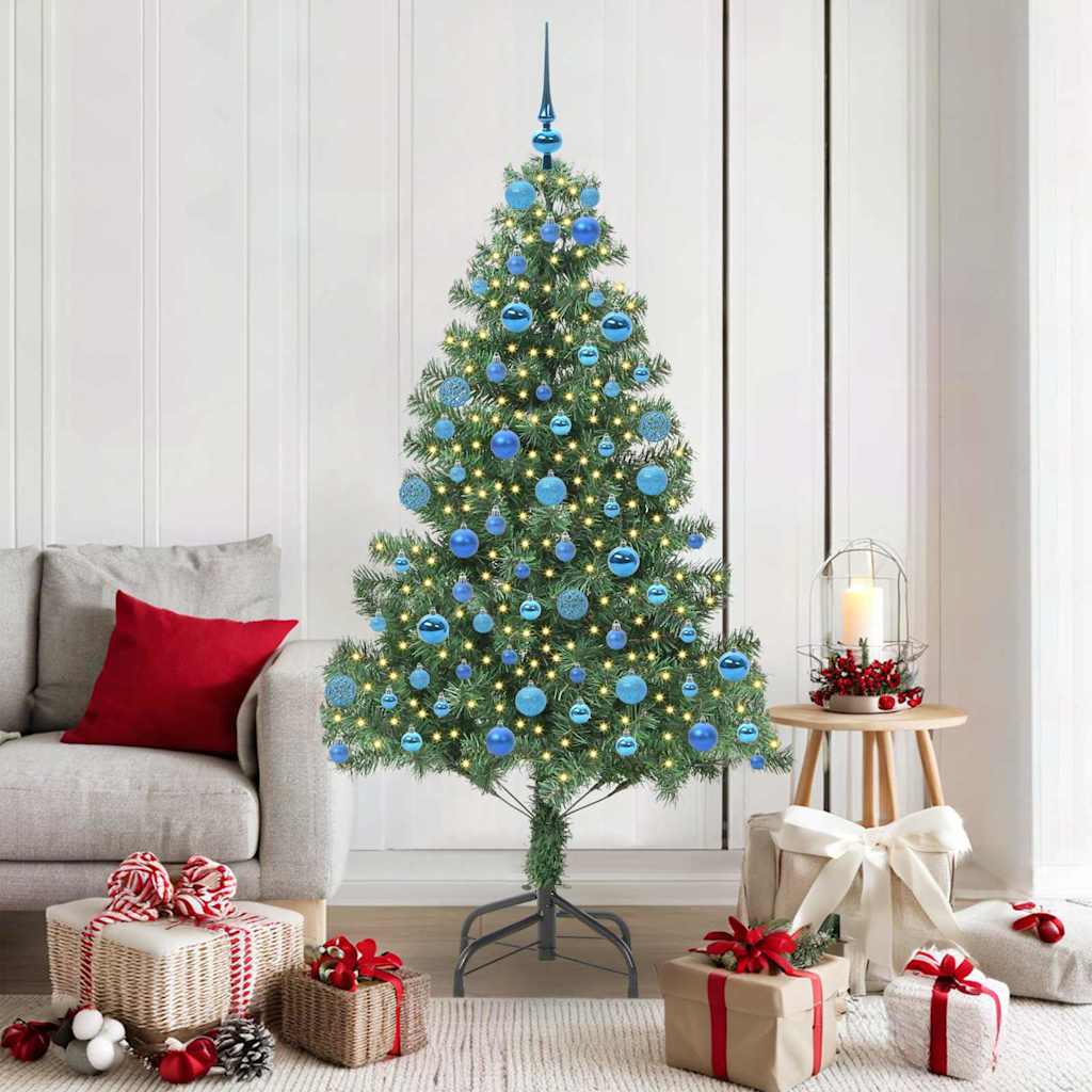 vidaXL Christmas Tree Green 180 cm PVC 1