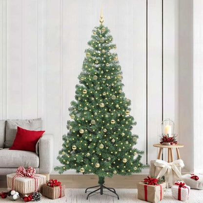 vidaXL Christmas Tree Green 240 cm PVC 1