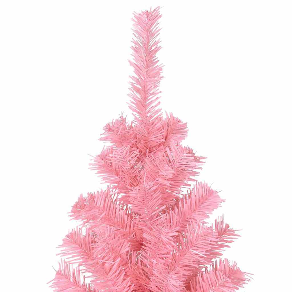 vidaXL Christmas Tree Pink 180 cm PVC 5