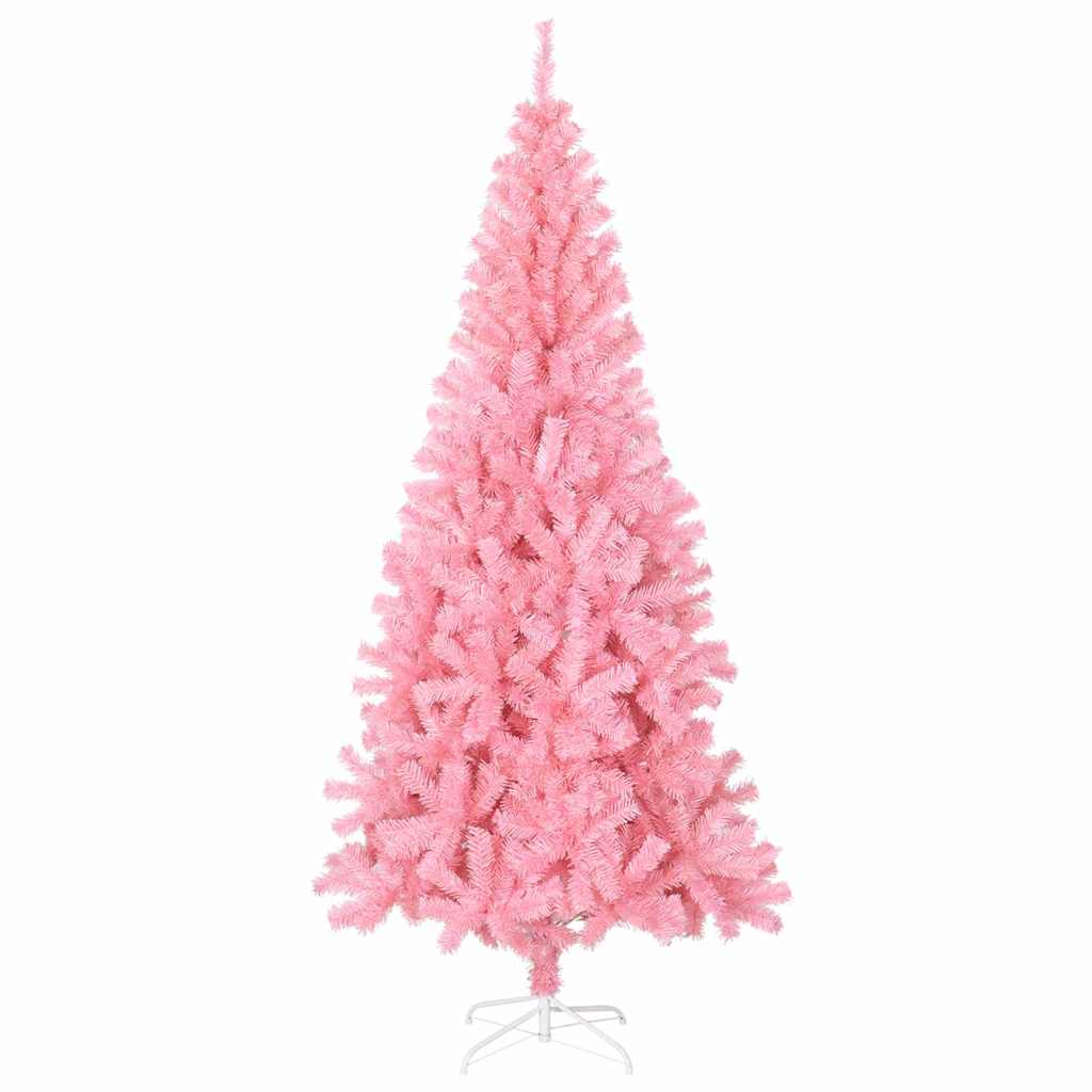 vidaXL Christmas Tree Pink 180 cm PVC 5
