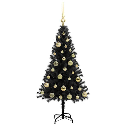 vidaXL Christmas Tree Black 120 cm PVC 4
