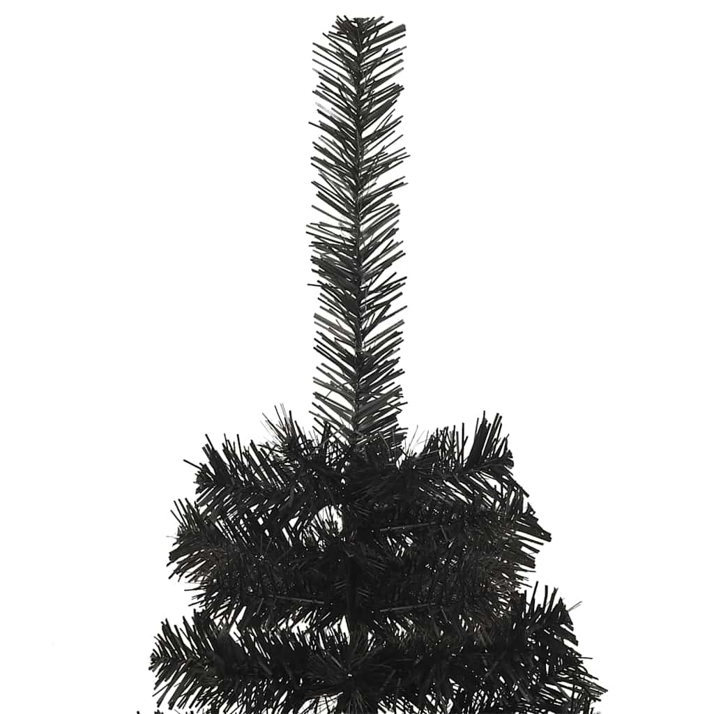 vidaXL Christmas Tree Black 180 cm PVC 5