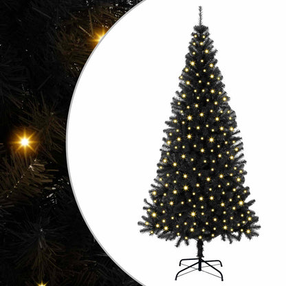 vidaXL Christmas Tree Black 180 cm PVC 2
