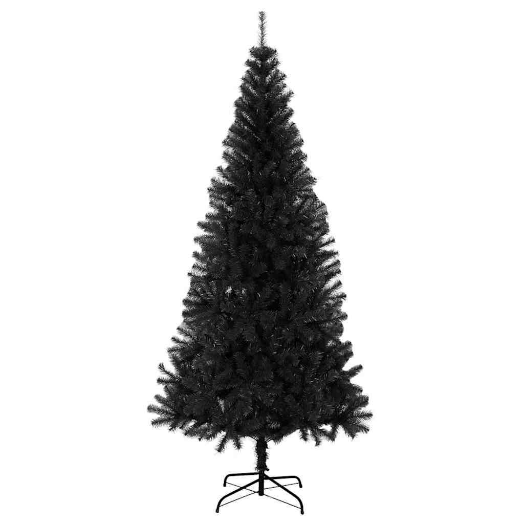 vidaXL Christmas Tree Black 180 cm PVC 3