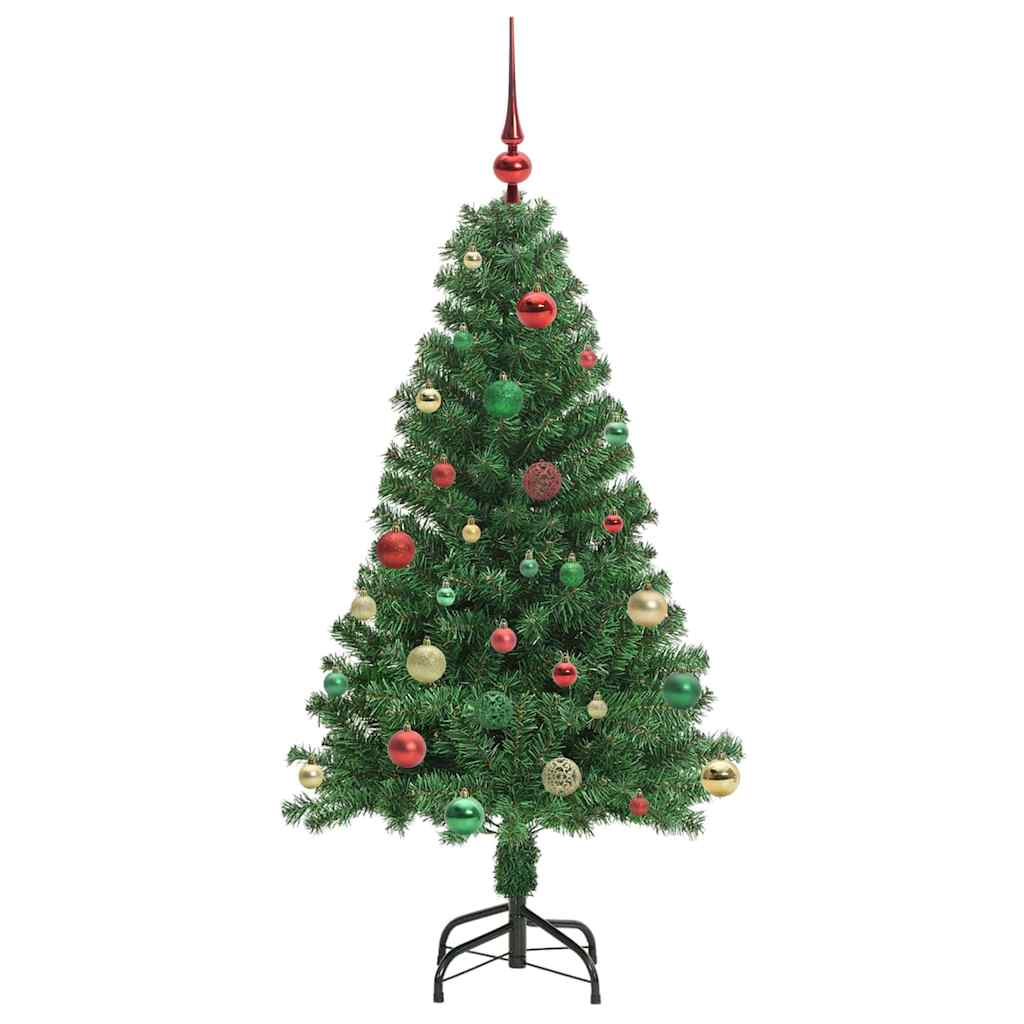 vidaXL Artificial Christmas Tree with 150 LEDs with Stand Green 150 cm 6