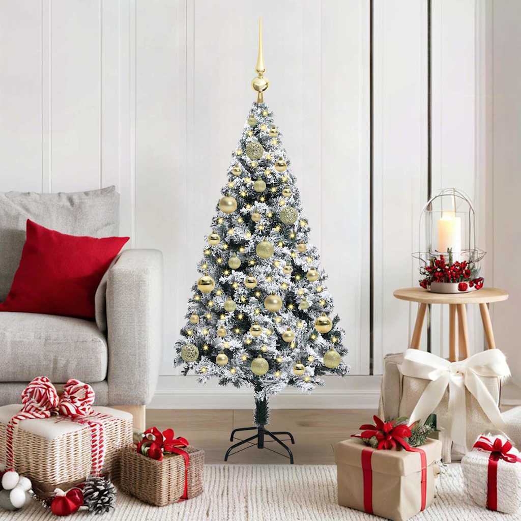 vidaXL Artificial Christmas Tree White 120 cm 1