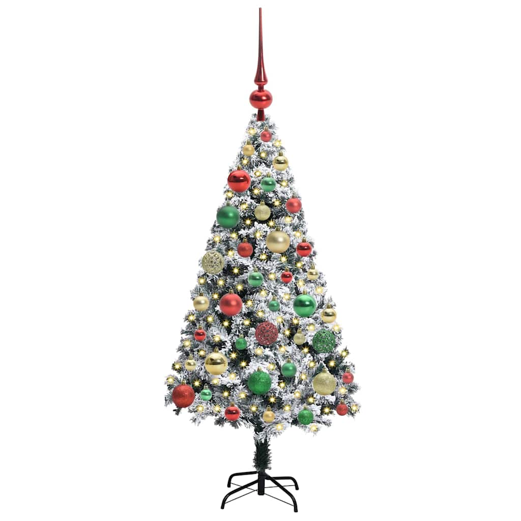 vidaXL Artificial Christmas Tree White 120 cm 3