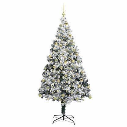 vidaXL Artificial Christmas Tree White 180 cm 3