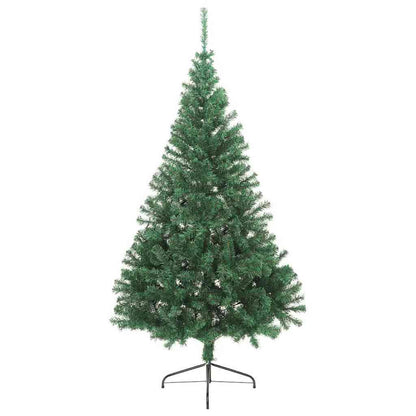 vidaXL Artificial Pre-lit Christmas Tree Green 180 cm PVC 4