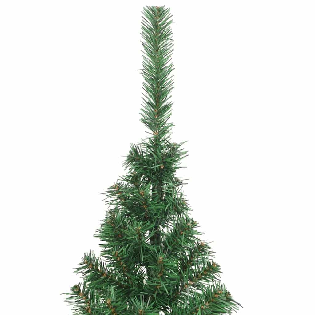 vidaXL Artificial Pre-lit Christmas Tree Green 240 cm PVC 5